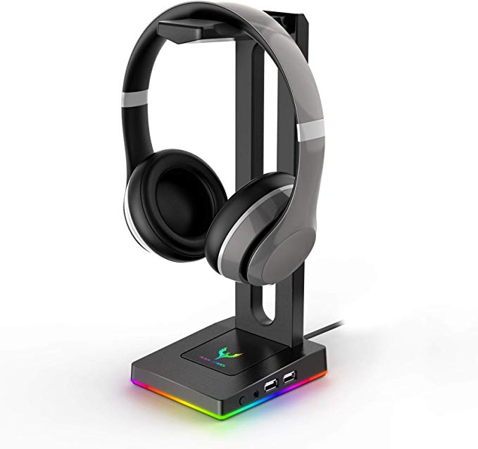 blade hawks rgb gaming headphone stand