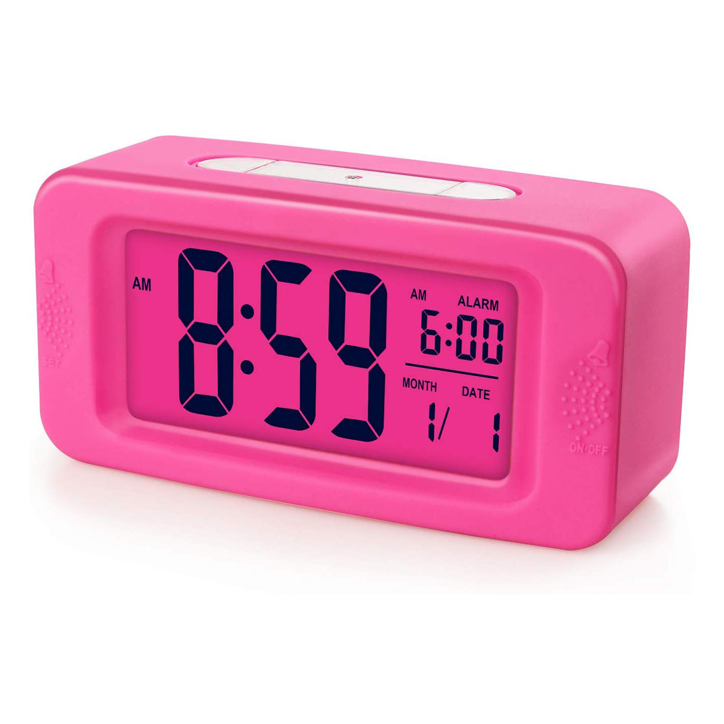 Rebatee Alarm Clock, Light Up All Night, Bedside Clocks