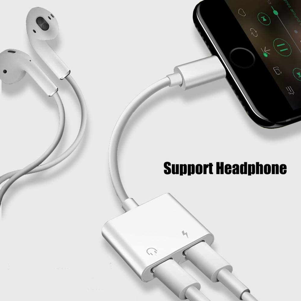 Rebatee Iphone Charger and Headphone Splitter